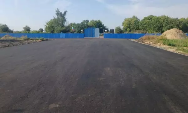 В борисоглебском селе Губари благоустроили территорию у кладбища