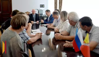 Герой России Борис Нижевенок посетил Воробьевский район