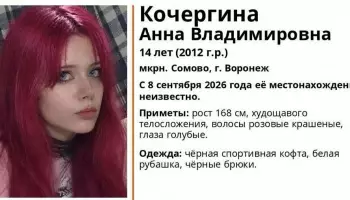 Пропавшую 8 сентября 14-летнюю школьницу ищут в Воронеже