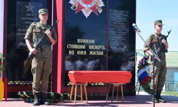 В лискинском селе Копанище перезахоронили останки трех красноармейцев