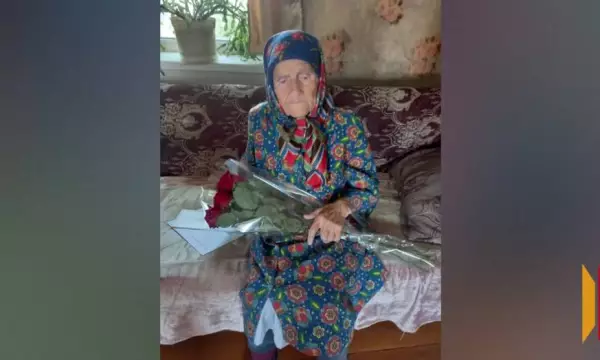 Жительница воронежского села Новохреновое Мария Андреещева отметила 100 лет