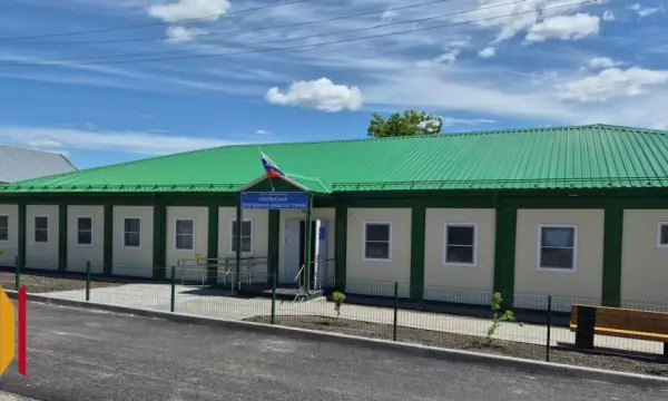 Модульную врачебную амбулаторию построили в селе Лиски