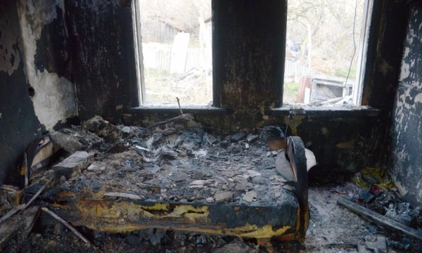 Тело 66-летнего мужчины обнаружили в сгоревшем доме в Воронежской области