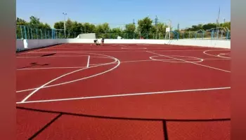 В нижнедевицком селе Верхнее Турово отремонтировали спортивную площадку
