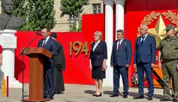 В Бутурлиновке Воронежской области торжественно открыли обновленный мемориальный комплекс &laquo;Аллея Героев&raquo;
