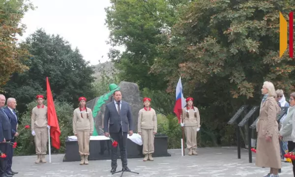 В хохольском селе Борщево после реставрации открыли мемориал погибшим в годы ВОВ землякам
