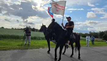 Участники патриотического конного похода длиной более 2400 км посетили Воронежскую область
