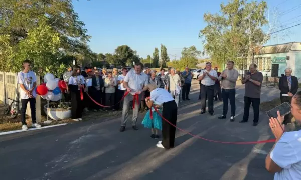 Площадку для семейного отдыха открыли в россошанском селе Первомайское