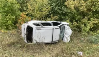 Под Воронежем &laquo;Лада Калина&raquo; вылетела в кювет и опрокинулась: погиб 37-летний водитель