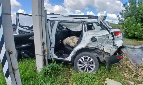В Воронежской области Geely врезался в грузовик Shacman: погибла женщина, пострадали 2 девочки