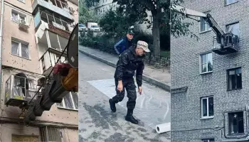 В Воронеже продолжается устранение последствий массированной атаки БПЛА