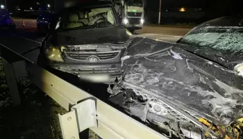 В Воронежской области столкнулись Hyundai и Ford: пострадали дети