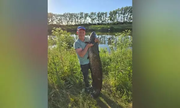 Воронежский рыбак поймал на удочку сома весом 32 кг