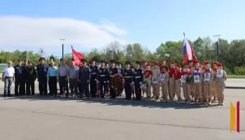 Участники автопробега &laquo;Огненными верстами Победы&raquo; побывали в Верхнемамонском районе