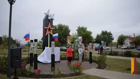 Аллею памяти героев СВО открыли в Калачеевском районе