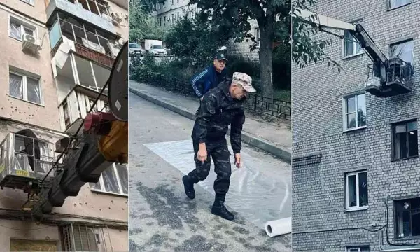 В Воронеже продолжается устранение последствий массированной атаки БПЛА