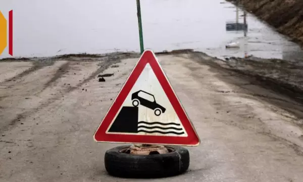 Воронежцам рассказали, как объехать подтопленный участок дороги в районе села Криница