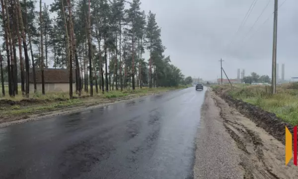 В Лисках отремонтировали дорогу на улице Воронежская