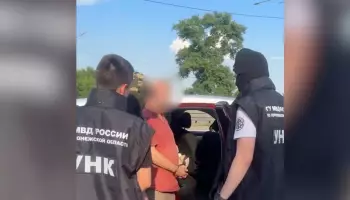 В Воронежской области задержали наркокурьера с 1,9 кг мефедрона: видео