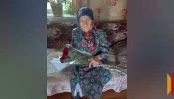 Жительница воронежского села Новохреновое Мария Андреещева отметила 100 лет