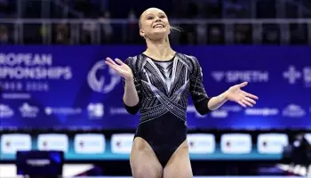 Вторую победу на Евро-2026 одержала воронежская гимнастка Ангелина Мельникова