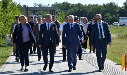 В Воронежской области побывали участники патриотического марафона &laquo;Города-герои &ndash; города героев&raquo;