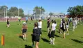 В Павловске чемпионы России по бобслею провели зарядку с юными спортсменами