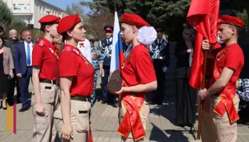 В Верхнемамонский район привезли символы Победы