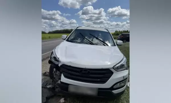 В Воронежской области Hyundai врезался в мотоцикл: пострадали 2 человека