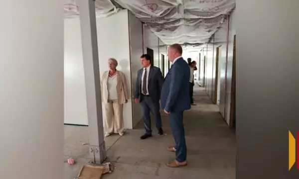 Министр здравоохранения Воронежской области Игорь Банин проинспектировал ремонт Грибановской районной больницы