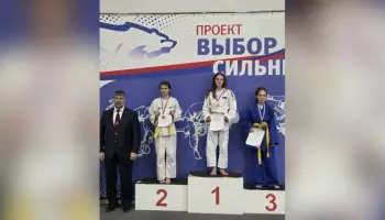 Грибановская спортсменка заняла 1-е место в областном турнире по дзюдо