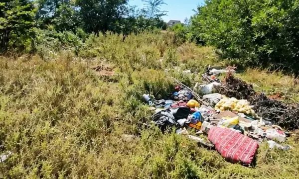 В Лисках Воронежской области ликвидировали незаконную свалку