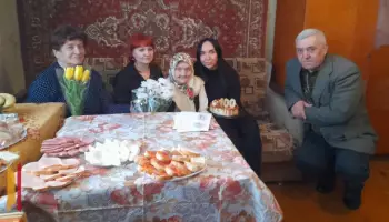 Жительнице воронежского села Шукавка Анне Боевой исполнилось 100 лет