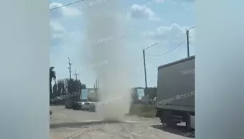 В Воронежской области на трассе М-4 &laquo;Дон&raquo; появился мини-смерч: видео