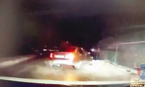 В Воронежской области погоня за пьяным водителем завершилась его третьим задержанием: видео
