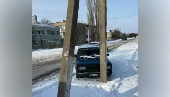 В Воронежской области пенсионер на ВАЗ врезался в столб и погиб