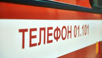 На воронежской трассе вечером 31 августа сгорел КамАЗ с прицепом сена
