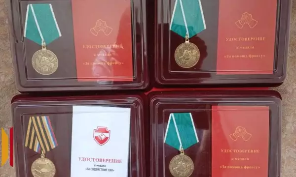 В Грибановском районе наградили 27 волонтеров СВО