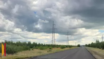 На повороте к лискинскому селу Копанище обновили асфальт
