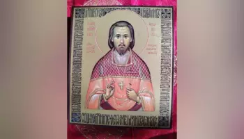 В храм села Средний Карачан Воронежской области передали побывавшую на МКС икону