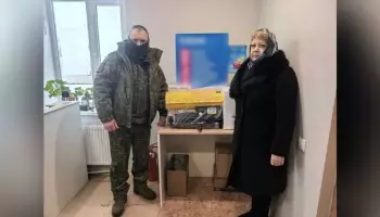 Жители верхнемамонского села Дерезовка передали бойцам СВО тепловую пушку