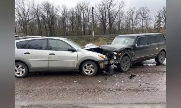 В Воронежской области столкнулись Pontiac Vibe и &laquo;Нива&raquo;: пострадали 3 человека