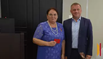 Жительнице Верхнемамонского района присвоили звание почетного ветерана области