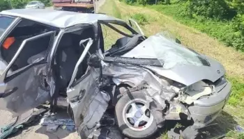 В Воронежской области &laquo;Лада&raquo; врезалась в Hummer: пострадали женщина и 2 детей