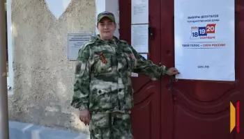 В Борисоглебске проголосовала руководитель местного филиала региональной Ассоциации ветеранов СВО