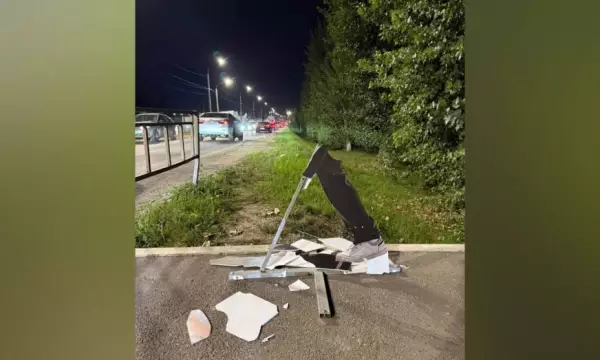 В Новой Усмани под Воронежем вандалы сломали ростовые фигуры школьников у пешеходных переходов