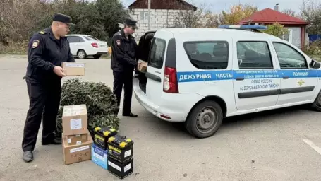 Полицейские Воробьевского района отправили гуманитарный груз бойцам СВО