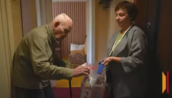 В Борисоглебске на дому проголосовал 99-летний ветеран ВОВ