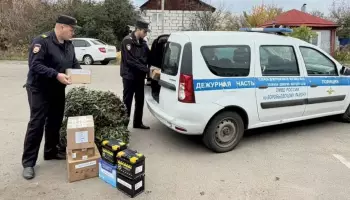 Полицейские Воробьевского района отправили гуманитарный груз бойцам СВО