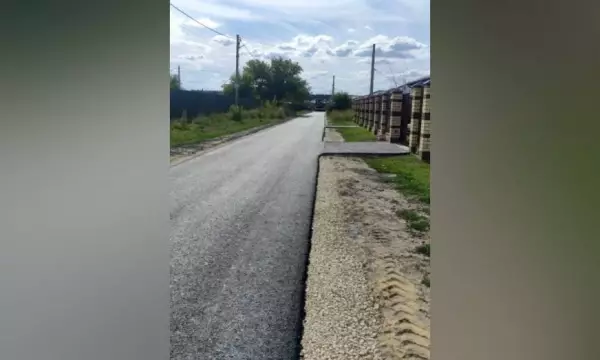 В новоусманском селе Александровка отремонтировали участок дороги по проекту ТОС